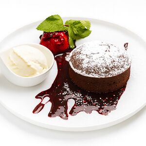 Шоколадный фондан