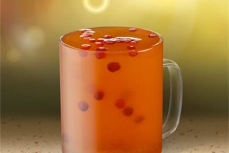 Охлажденный Эрл Грей Морошка с брусникой 