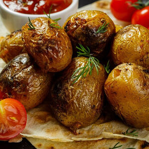 Картофель на мангале