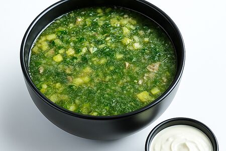 Окрошка с говядиной