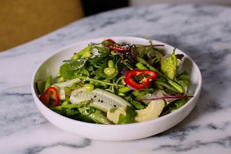 Зеленый салат новый