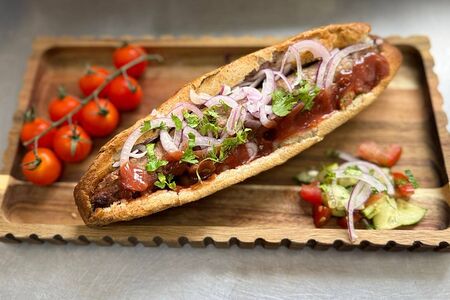 Люля-Кебаб в багете с курицей