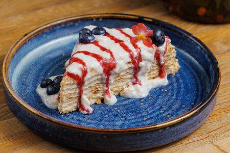 Наполеон с заварным кремом