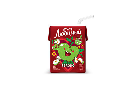 Сок Любимый Яблоко 0,2 л
