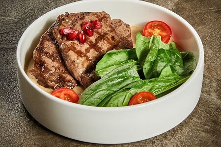 Говядина в сливочно-горчичном соусе