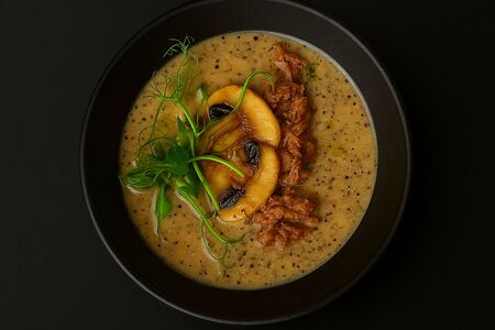 Суп Грибной крем-брискет