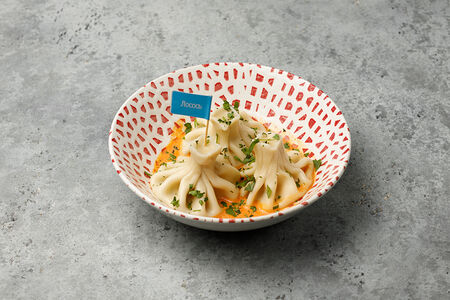 Хинкали с лососем