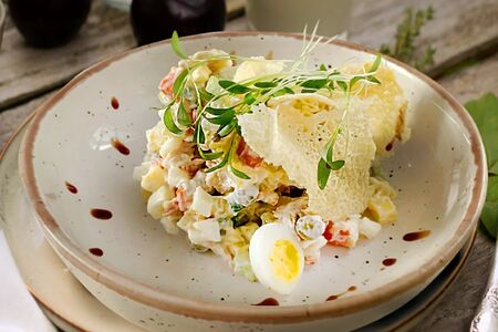 Оливье с курицей