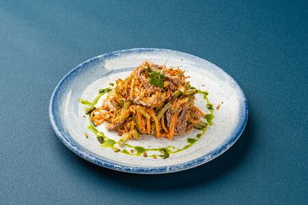 Говядина с корейской морковью