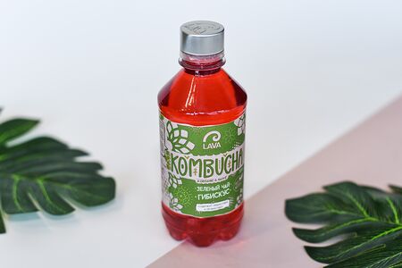 Комбуча Lava на Зеленом чае (Гибискус)