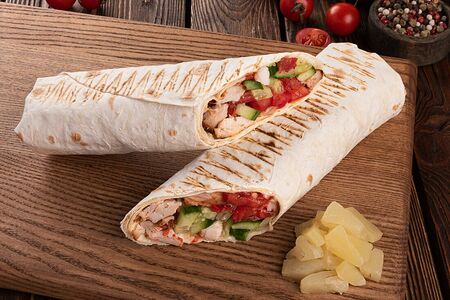 Шаверма с ананасом