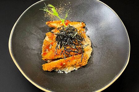 Горячее: Хрустящий цыпленок с соусом терияки