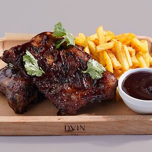 Свиные ребрышки барбекю