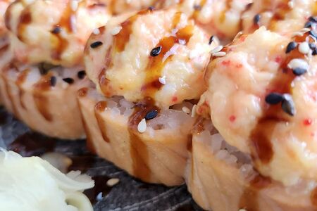 Запеченный поцелуй лосося