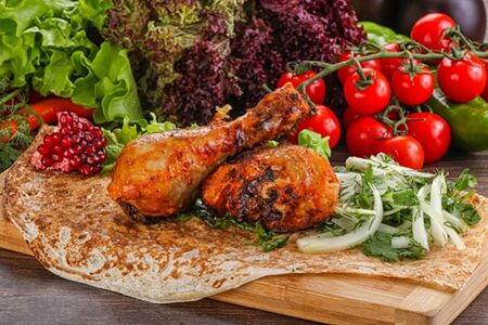 Шашлык из куриных бёдер