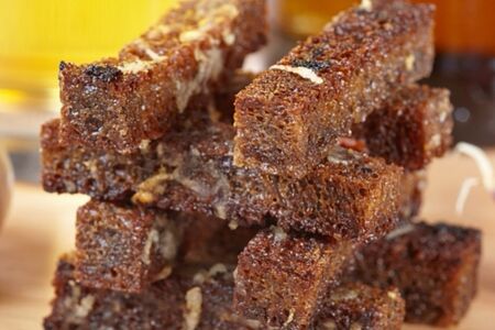 Гренки чесночные