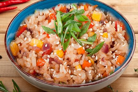 Тяхан с овощами