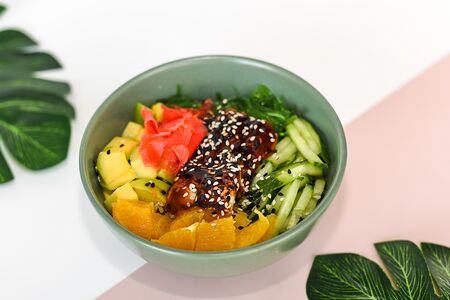 Поке Сливочный угорь mini