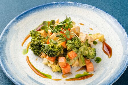 Куриное филе и брокколи