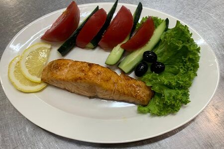 Стейк из семги Лентяйка