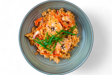 Тяхан с морепродуктами