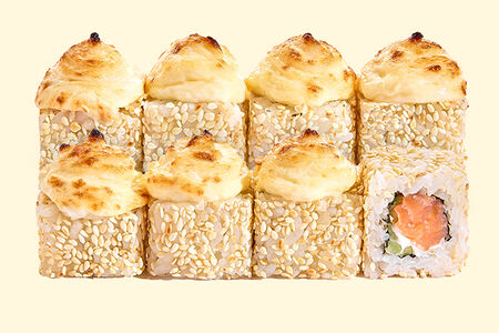 Запеченный лосось с кунжутом