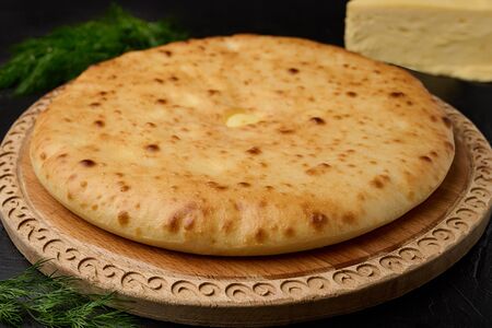 Осетинский пирог с укропом и сыром