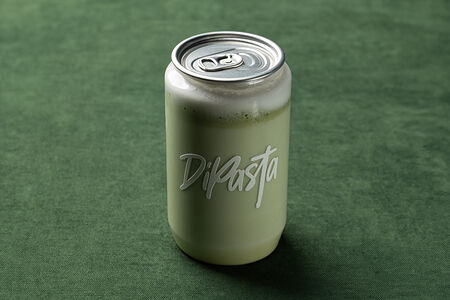 Матча латте в баночке