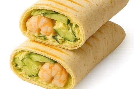 Ролл с креветками