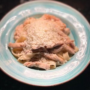 Паста с куриным филе