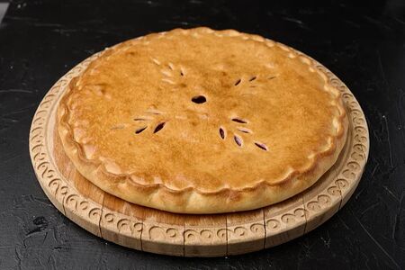 Осетинский пирог с яблоком