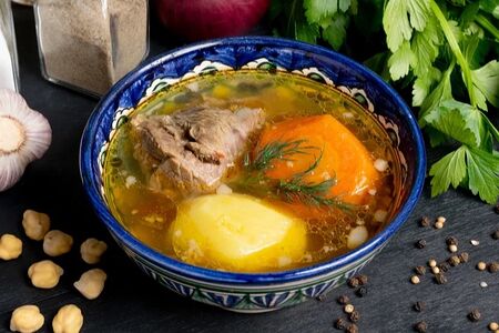 Шурпа с говядиной