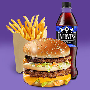 Биг Комбо с Evervess кола без сахара