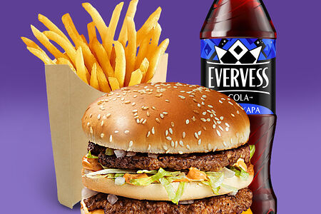 Биг Комбо с Evervess кола без сахара