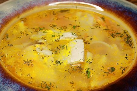 Куриный суп с лапшой