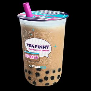 Молочный чай Карамель милк с шариками тапиоки М