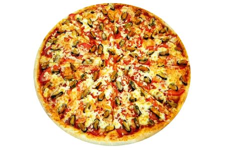 Пицца с мидиями