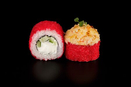 Запечённый спайси с креветкой