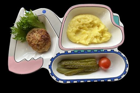 Куриная котлетка с пюре