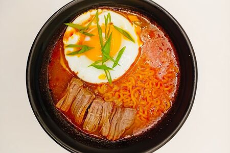 Лапша рамен с говядиной