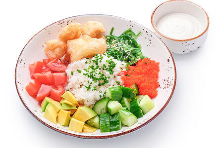 Поке с кальмаром