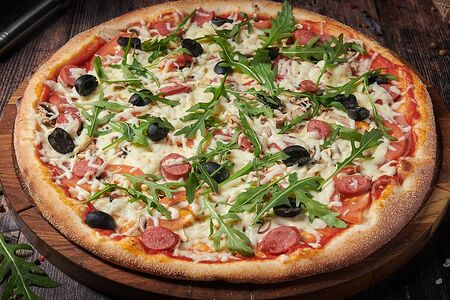 Домашняя D33 Пицца на тонком тесте