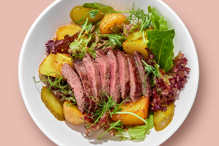 Стейк салат