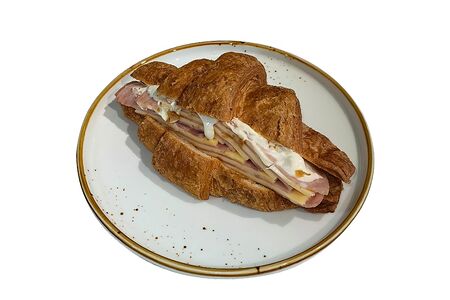 Круассан с ветчиной и сыром