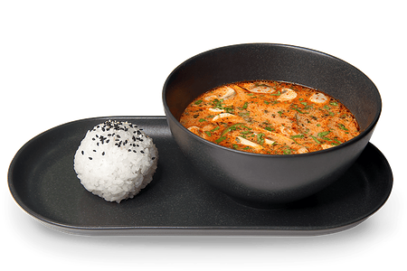 Суп Том ям с креветками