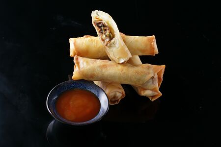 Спринг роллы с овощами