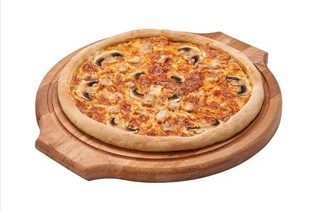 Пицца куриная с грибами