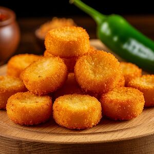 Сырные монетки с халапеньо