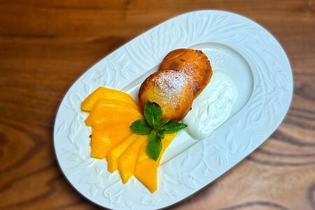 Сырники с манго