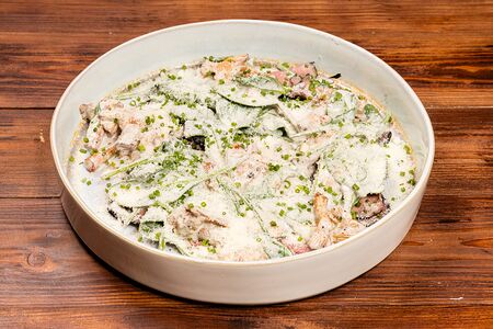 Угольный ростбиф, копченый пармезан